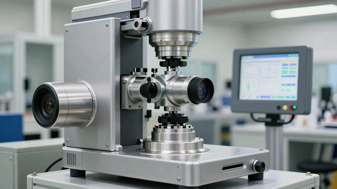 Close-up of mobile medical X-ray system hardware and control inte