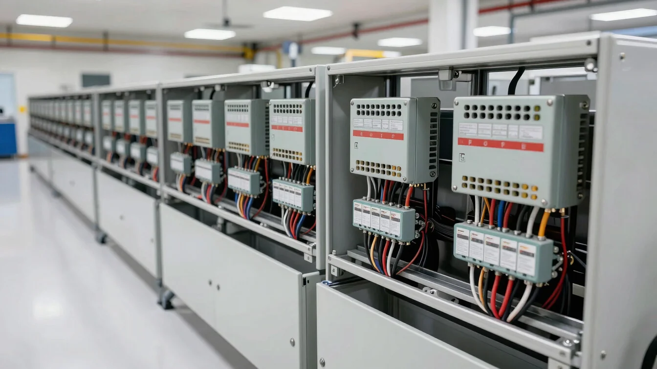 Precise wiring harness and electrical control panel assembly unde